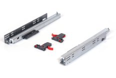 Направляющая SMART SLIDE PUSH OPEN полного выдвижения c доводчиком