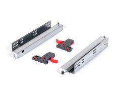 Направляющая SMART SLIDE PUSH OPEN полного выдвижения c доводчиком