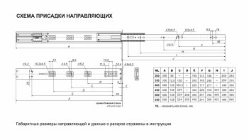 Шариковые направляющие Satellite