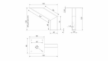 Мебельная опора BEND N212
