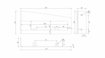 Полкодержатель GATE P307
