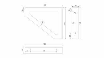 Полкодержатель CORNER P306