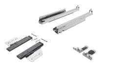 Комплект направляющих HETTICH Actro 5D Silent Sistem , полного выдвижения Push to Open Silent