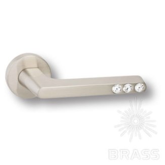 Ручка дверная с кристаллами Swarovski HA102RO12 SUETTO
