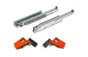 Направляющие MOVENTO BLUMOTION, 40 кг, с замками