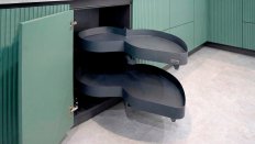 Выкатная корзина для кухни LOTUS KRM10/900-1000/GRPH